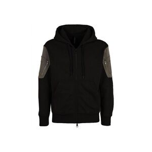 Neil Barrett Cotton Logo Hooded Sweatshirt Men